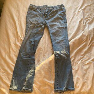 Faded Glory Women's Blue and Grey Jeans